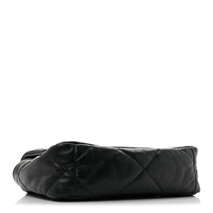 Chanel Goatskin Quilted Medium Chanel 19 Flap Black 4 of 13
