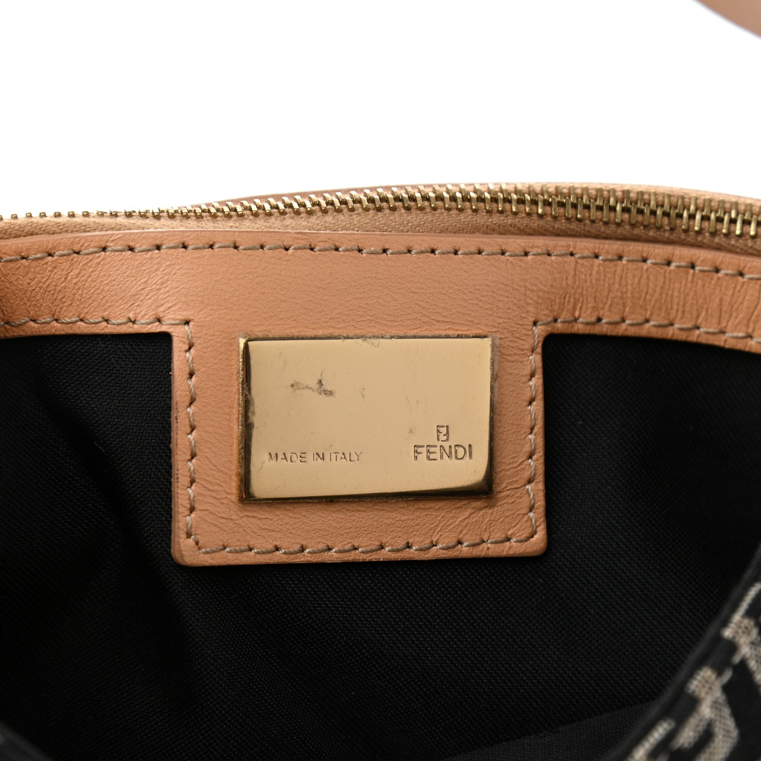 Fendi Zucchino Baguette Tan 6 of 10