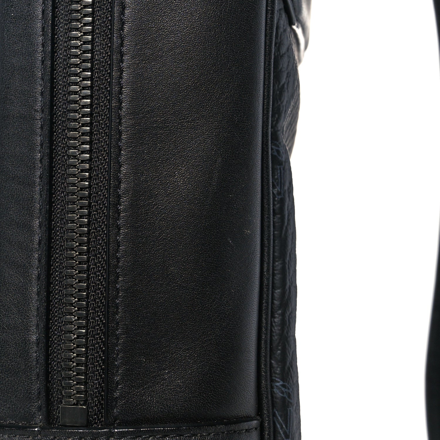 MCM Calfskin Ottomar Tech Flower Backpack Black 11 of 13