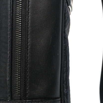 MCM Calfskin Ottomar Tech Flower Backpack Black 11 of 13