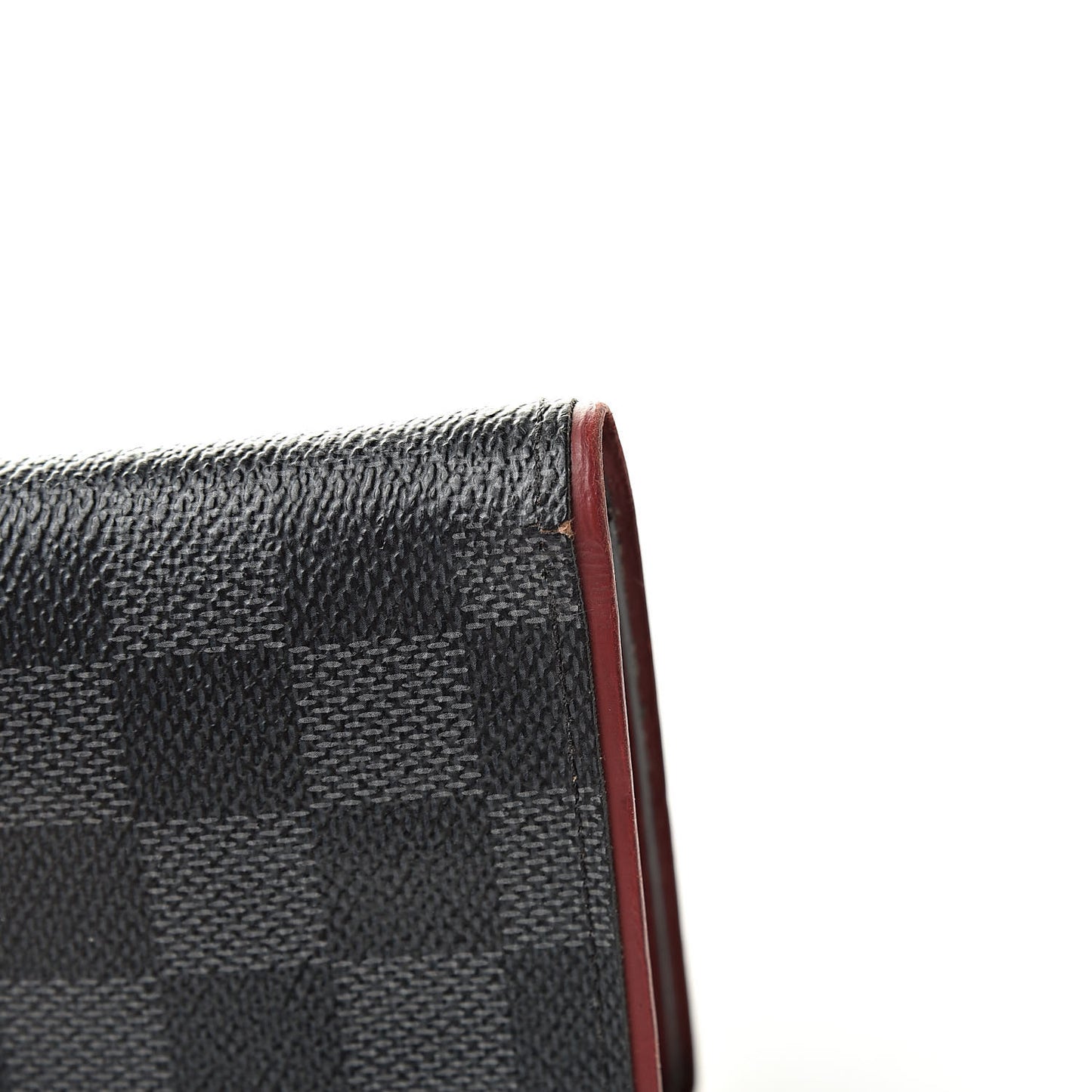 Damier Graphite Brazza Wallet Bordeaux