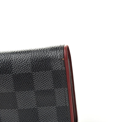 Louis Vuitton Damier Graphite Brazza Wallet Bordeaux 14 of 17