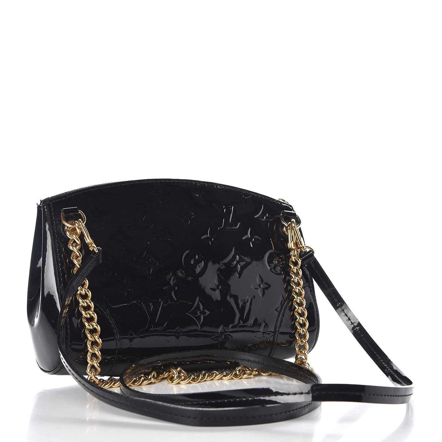Louis Vuitton Vernis Santa Monica Clutch Noir Magnetique 3 of 9