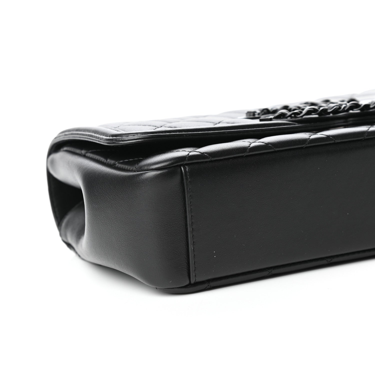 Chanel Calfskin Quilted Medium CC Filigree Flap Black 8 of 9