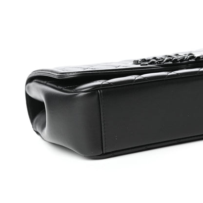 Chanel Calfskin Quilted Medium CC Filigree Flap Black 8 of 9