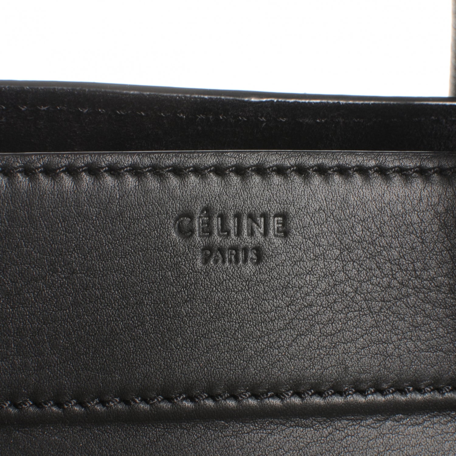 Celine Smooth Calfskin Medium Phantom Luggage Black 5 of 9