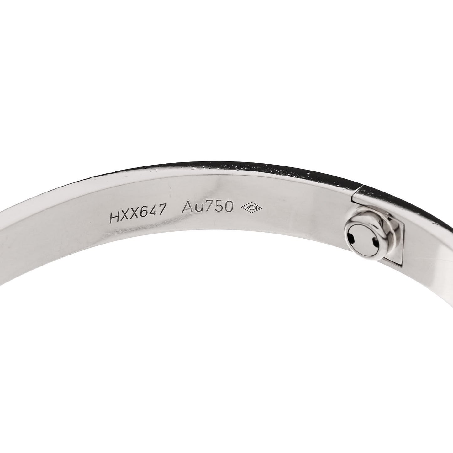 18K White Gold LOVE Bracelet 18