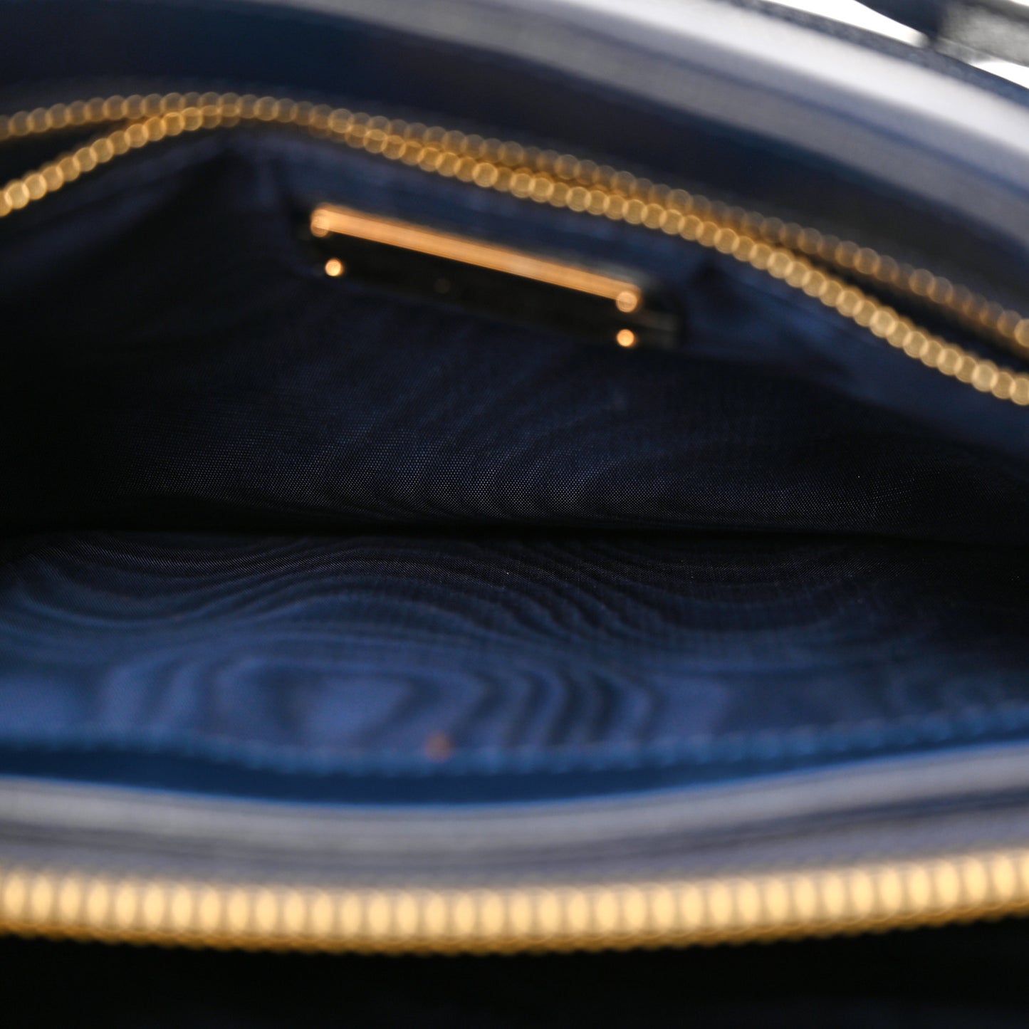 Printed Calfskin Tracy Vara Tote Oxford Blue