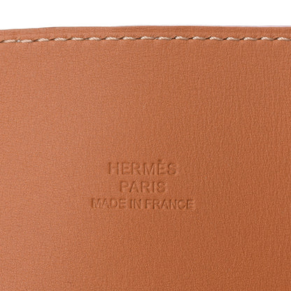 Hermes Natural Barenia Fleuron Bracelet S FAuve 5 of 6