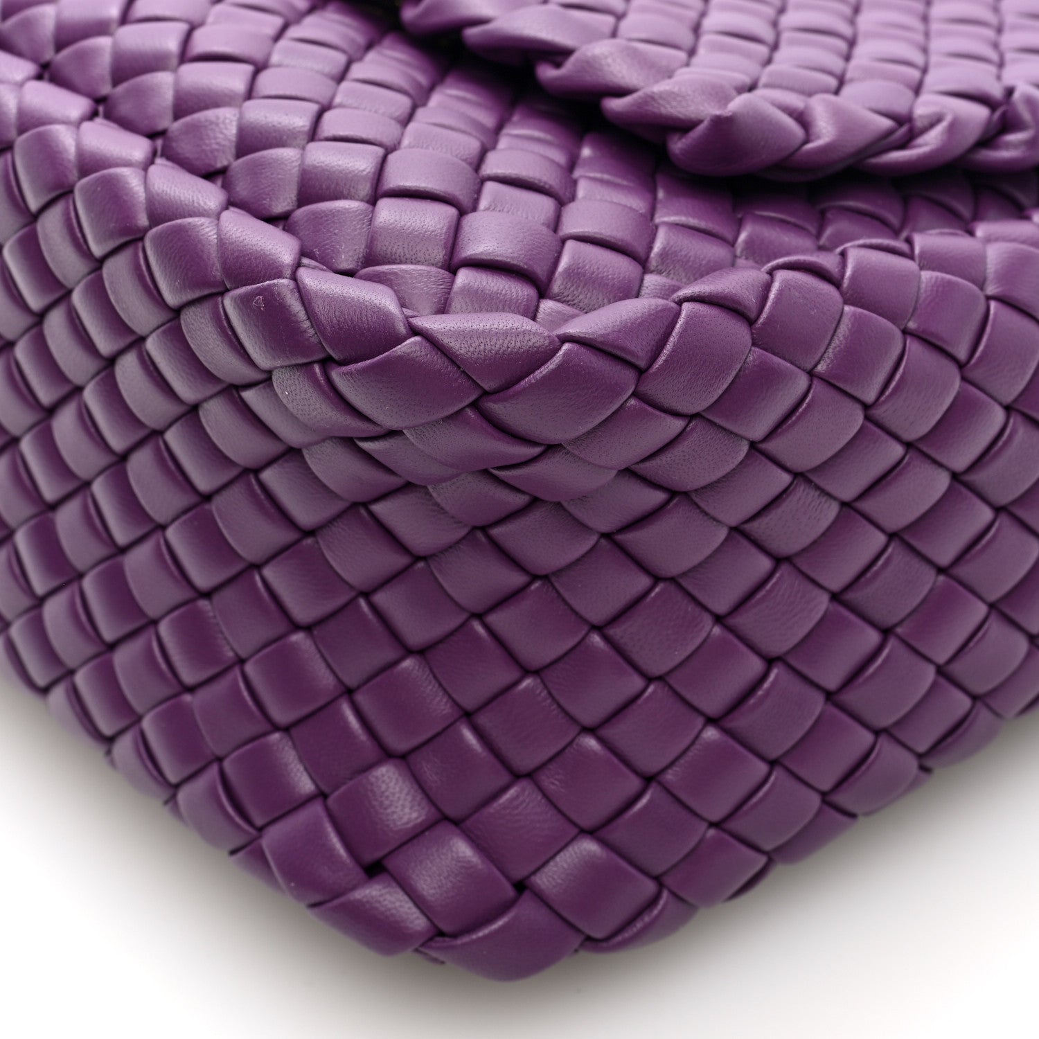 Bottega Veneta Nappa Intrecciato Small Cobble Messenger Bag
