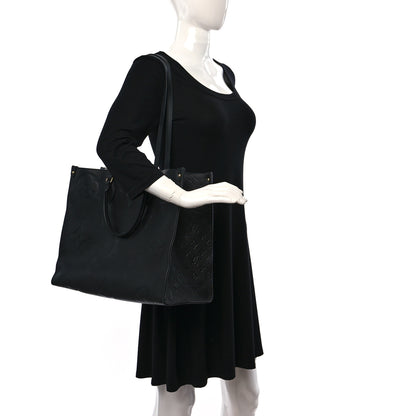 Louis Vuitton Empreinte Monogram Giant Onthego GM Black 2 of 17