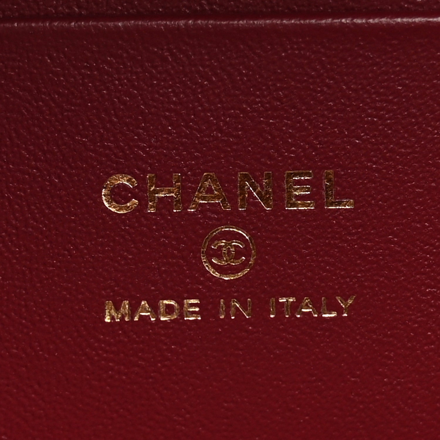 Chanel Calfskin Crocodile Embossed Slim Vanity Case With Chain  Black 5 of 9