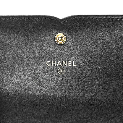Chanel Caviar Quilted Medium Filigree Flap Wallet Black 6 of 12