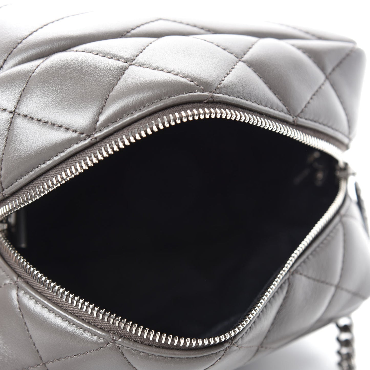 Calfskin Y Quilted Monogram Small Loulou Bowling Bag Earth