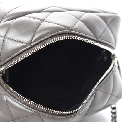 Saint Laurent Calfskin Y Quilted Monogram Small Loulou Bowling Bag Earth 5 of 10