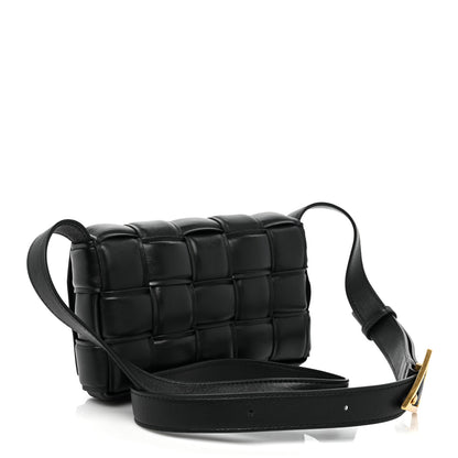 Bottega Veneta Nappa Maxi Intreccio Padded Cassette Crossbody Bag Black 3 of 8