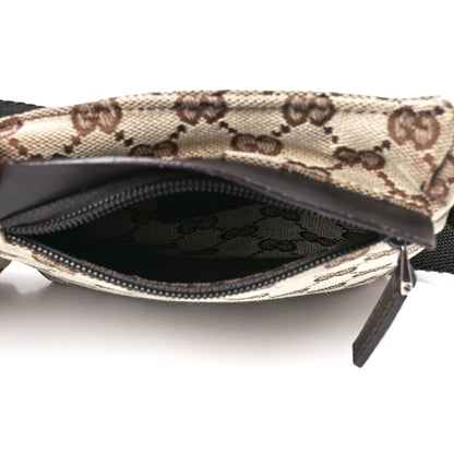Gucci GG Monogram Double Pocket Belt Bag Dark Brown 5 of 14