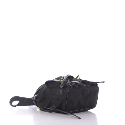 Prada Tessuto Nylon Soft Calfskin Backpack Black 3 of 9