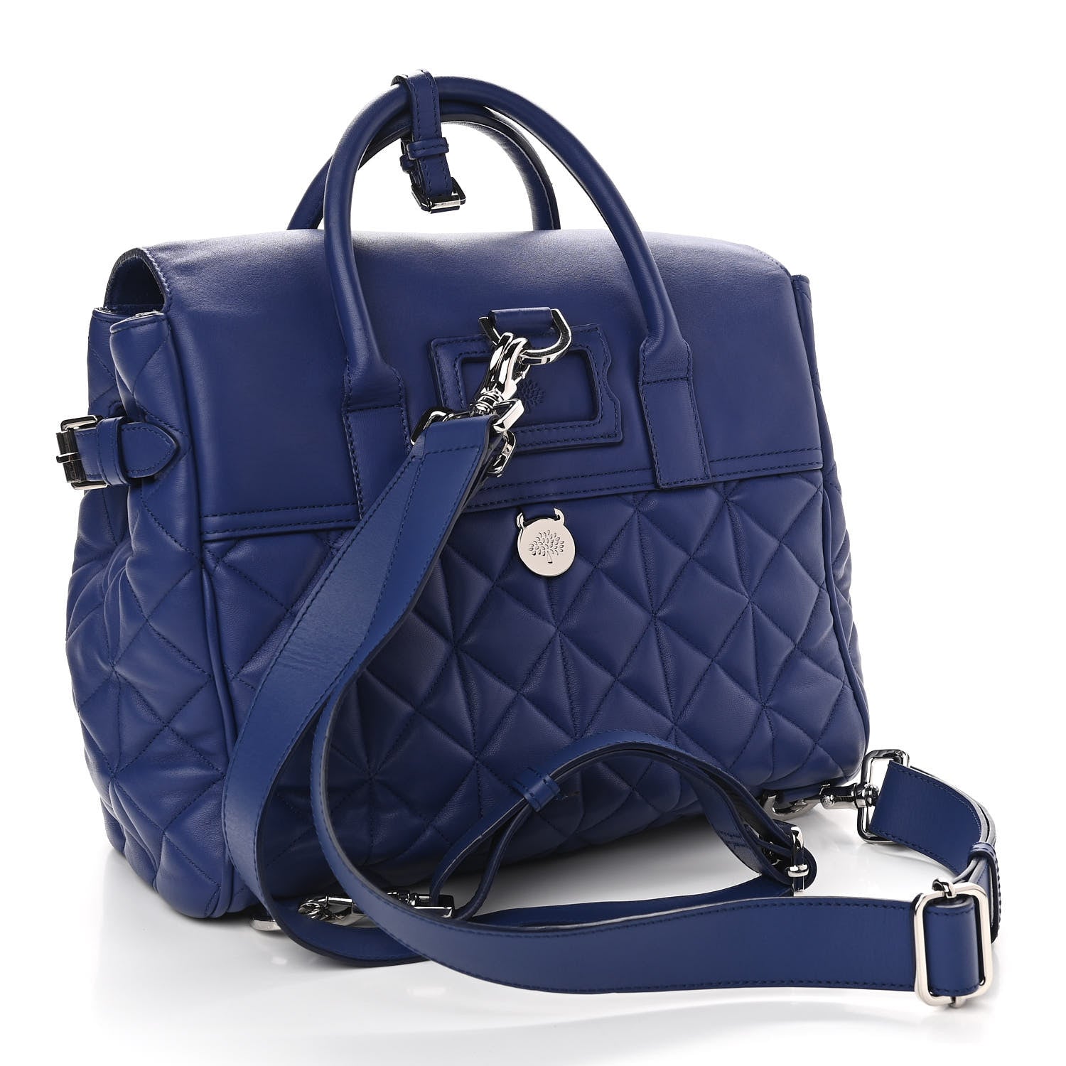 Mulberry Nappa Quilted Medium Cara Delevingne Convertible Bag Indigo 3 of 13