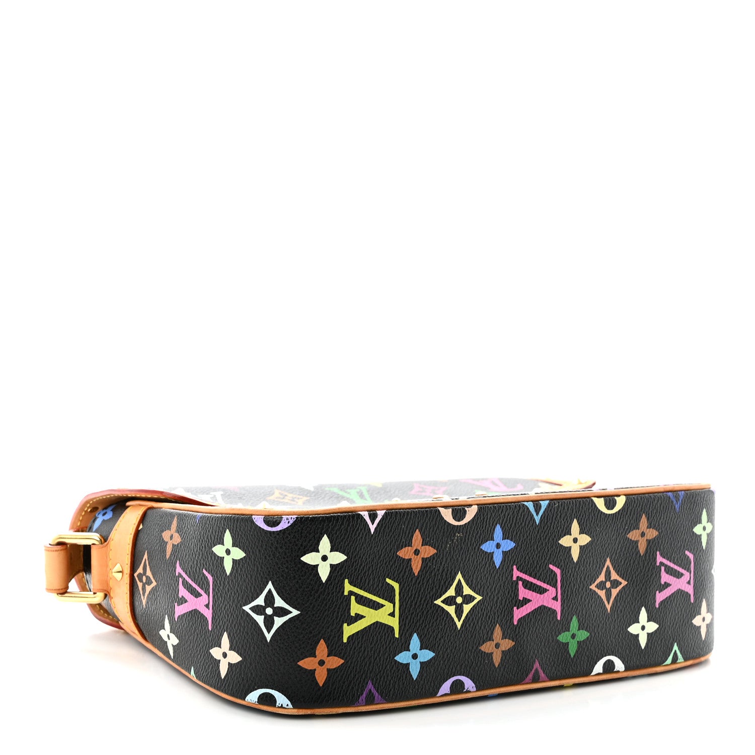 Louis Vuitton Monogram Multicolor Sologne Black 4 of 10