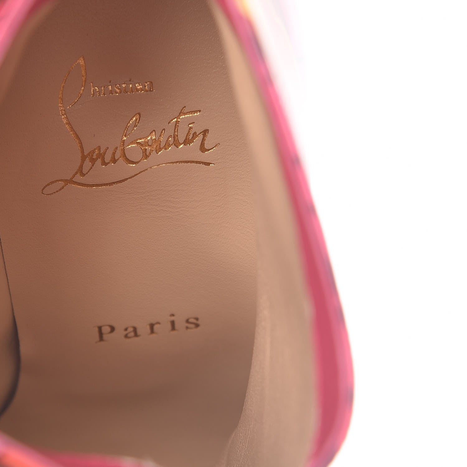 Christian Louboutin Patent Metrograf So Kate Booty 100 Ankle Boots 37 Multicolor 6 of 8
