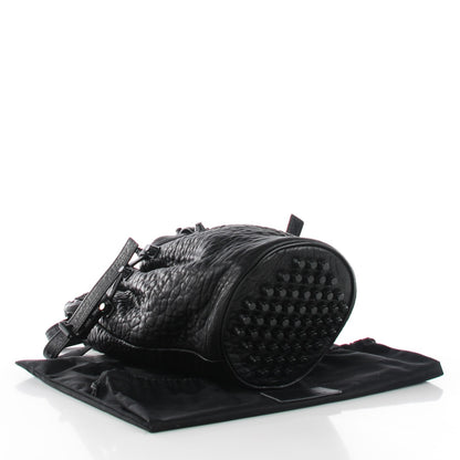 Alexander Wang Pebbled Lambskin Diego Bucket Bag Black w Black Hardware 4 of 8