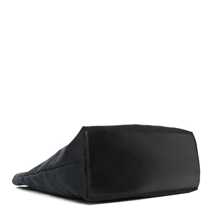 Gucci Monogram Large Bucket Tote Black 3 of 9