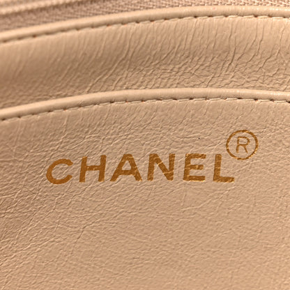 Chanel Lambskin Quilted Small Single Flap Beige 6 of 19