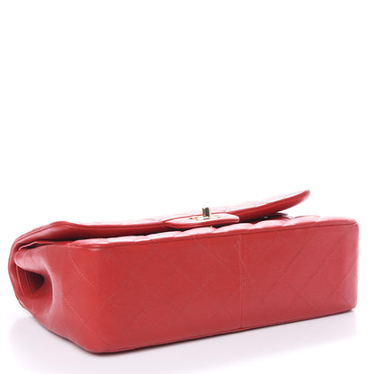 Chanel Caviar Quilted Jumbo Double Flap Red 4 of 20