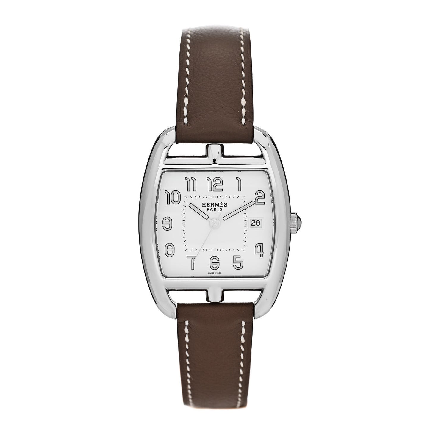 Stainless Steel Swift 33mm Cape Cod Tonneau Quartz Watch Etoupe