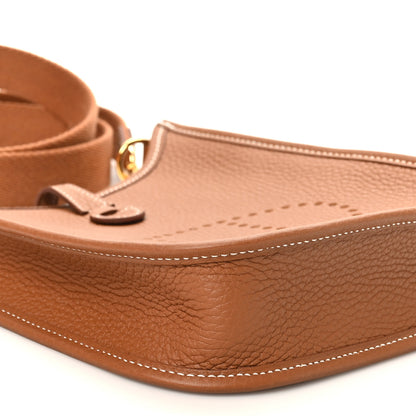 Hermes Taurillon Clemence Evelyne TPM Gold 9 of 11