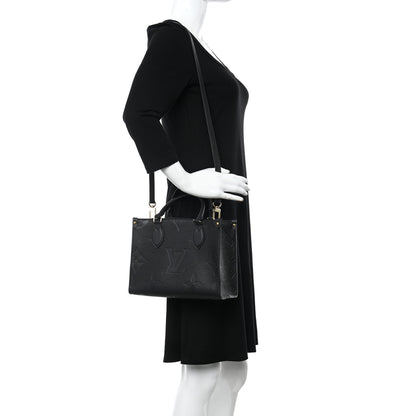 Louis Vuitton Empreinte Monogram Giant Onthego PM Black 2 of 9