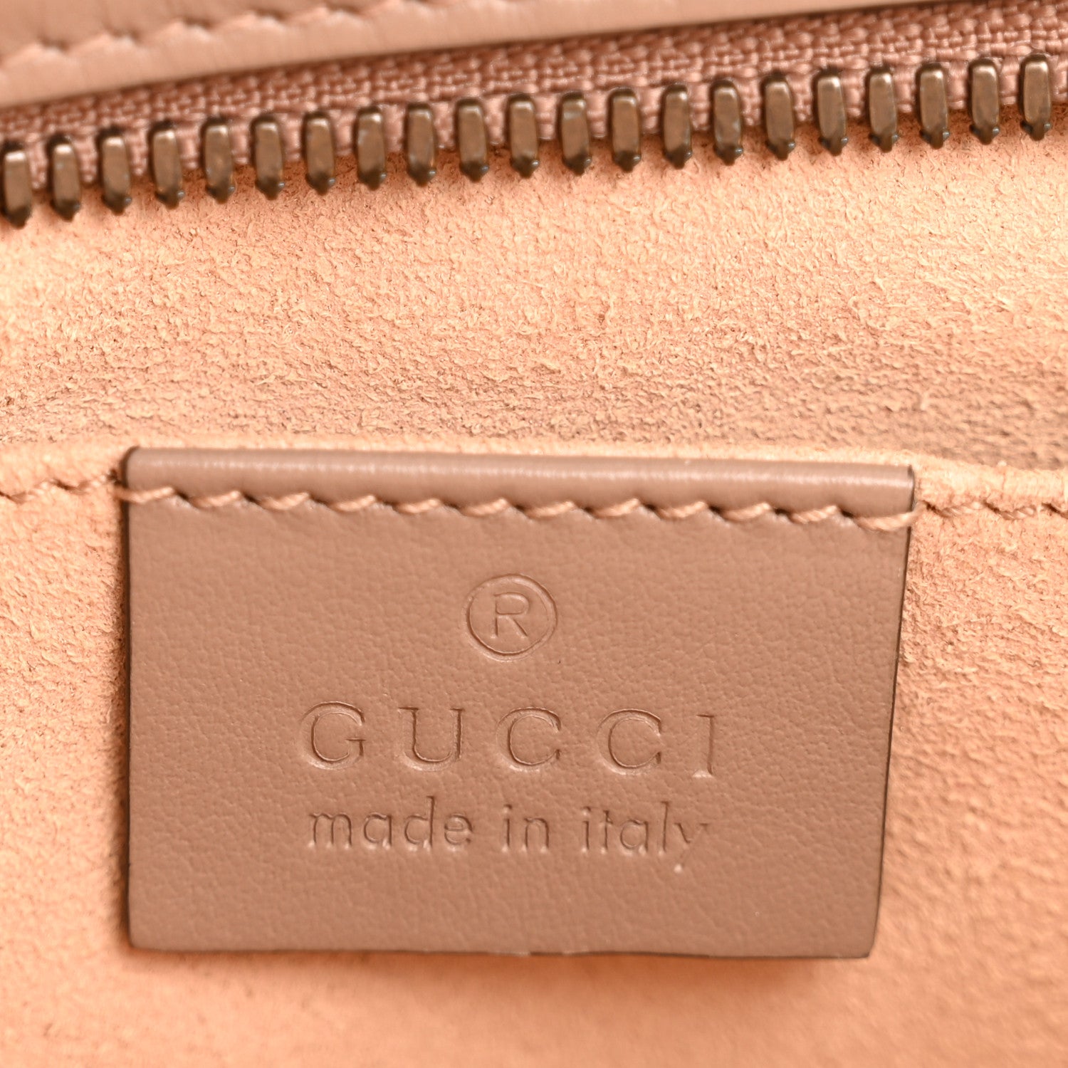 Gucci Calfskin Matelasse Small GG Marmont Chain Shoulder Bag Porcelain Rose 6 of 13