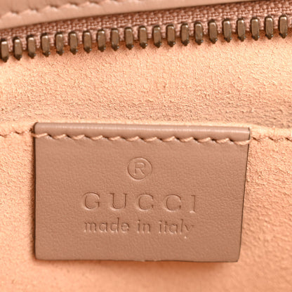 Gucci Calfskin Matelasse Small GG Marmont Chain Shoulder Bag Porcelain Rose 6 of 13