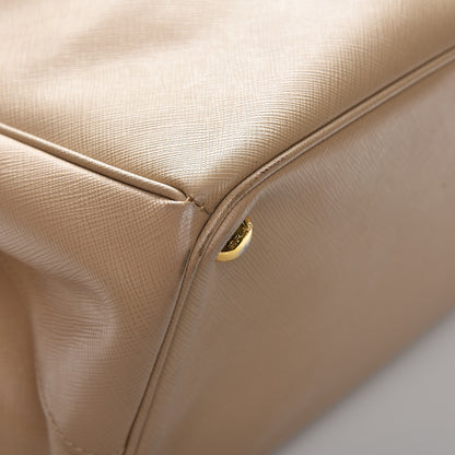 Prada Saffiano Lux Large Tote Sabbia 15 of 20