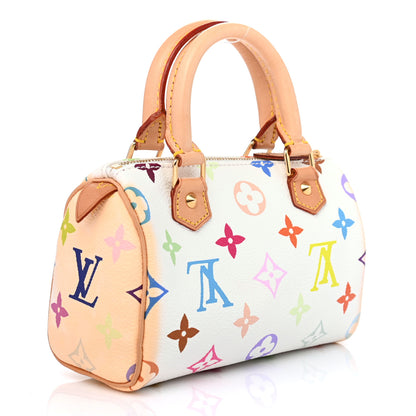 Louis Vuitton Monogram Multicolor Mini Sac HL Speedy White 2 of 4