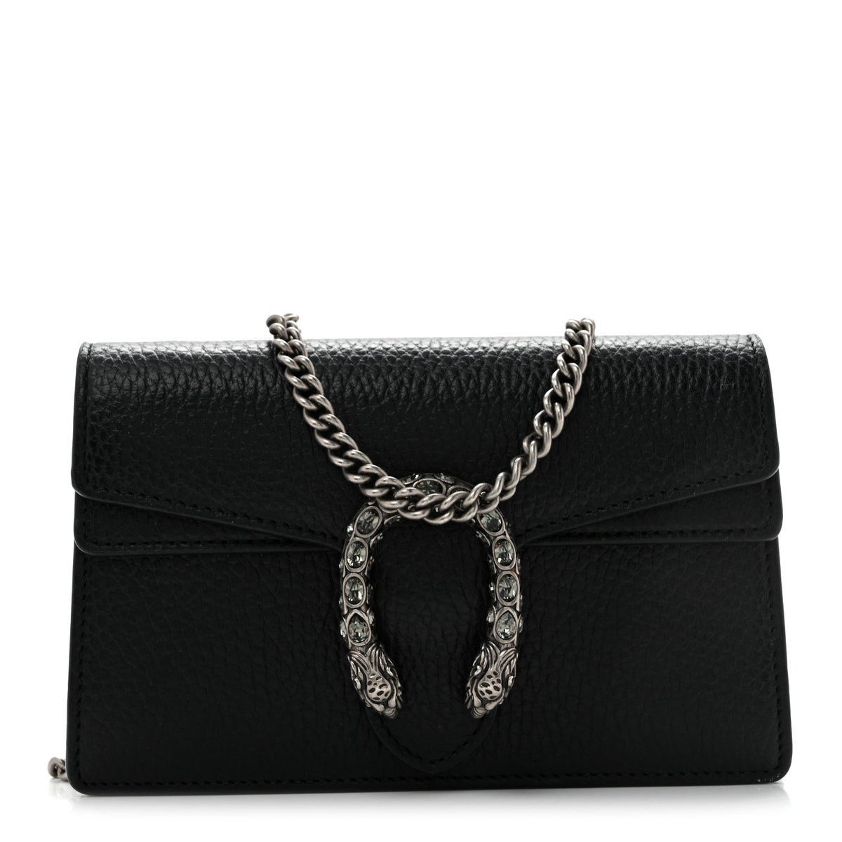 Calfskin Super Mini Dionysus Shoulder Bag Black