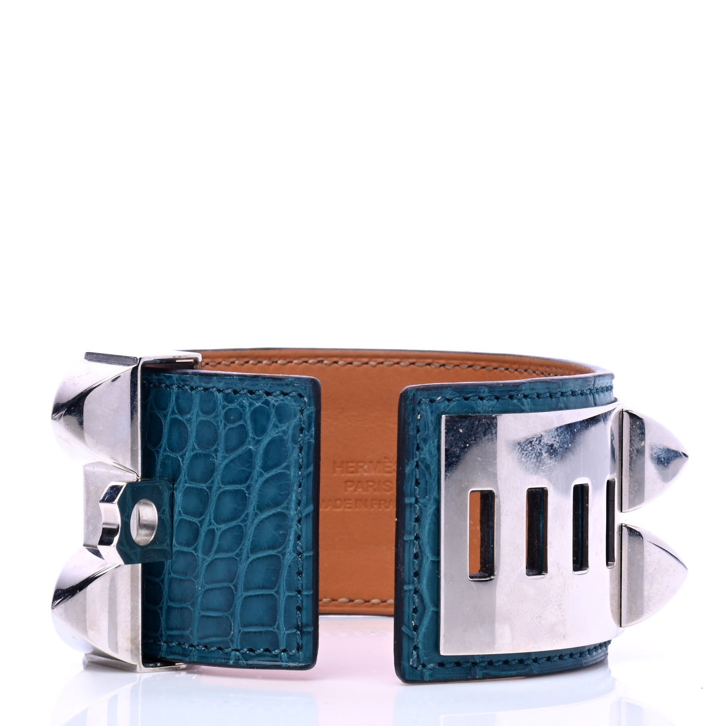 Shiny Alligator Collier De Chien CDC Bracelet Bleu Izmir