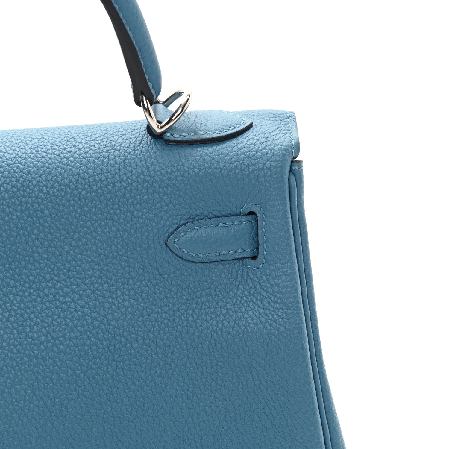 Hermes Togo Kelly Retourne 25 Azur 9 of 36
