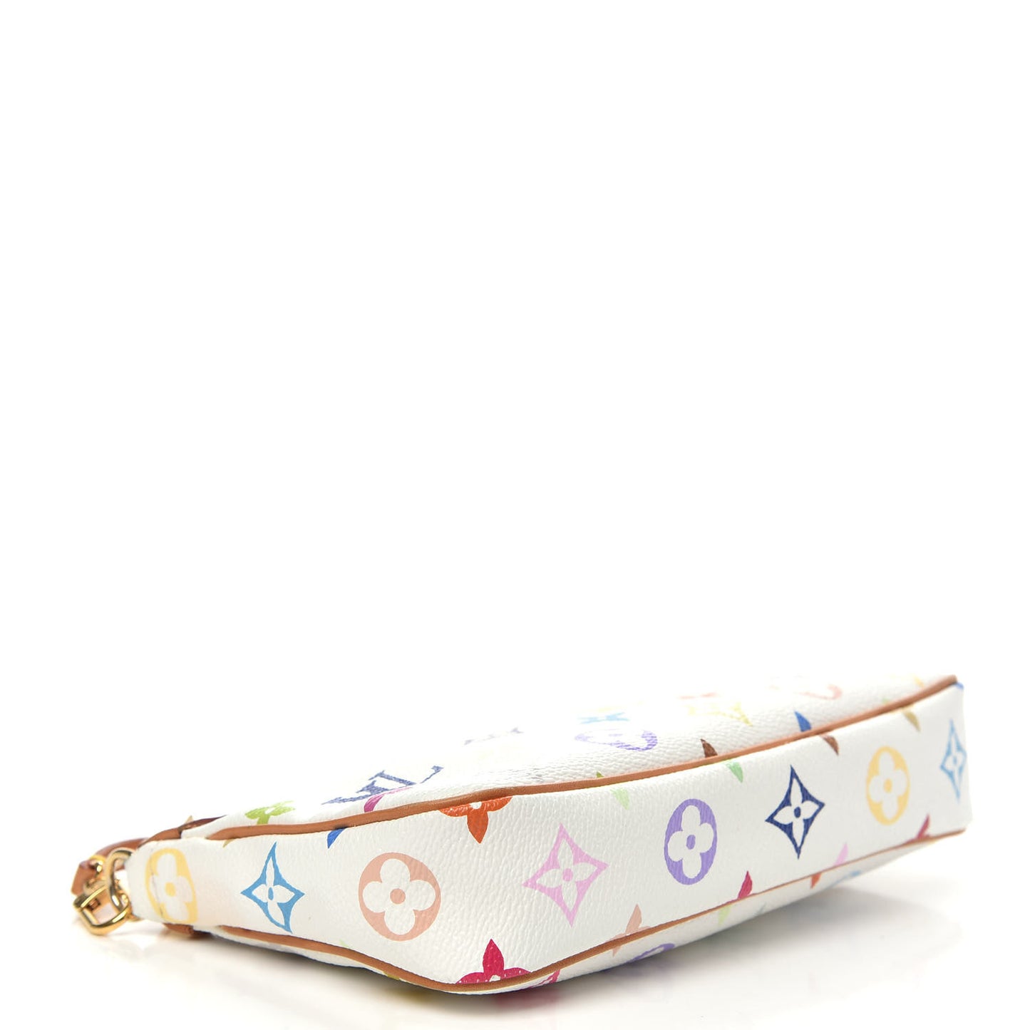 Monogram Multicolor Pochette Accessories White