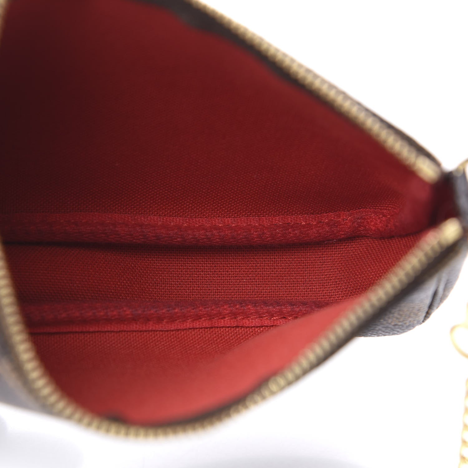 Louis Vuitton Damier Ebene Mini Pochette Accessories 4 of 9