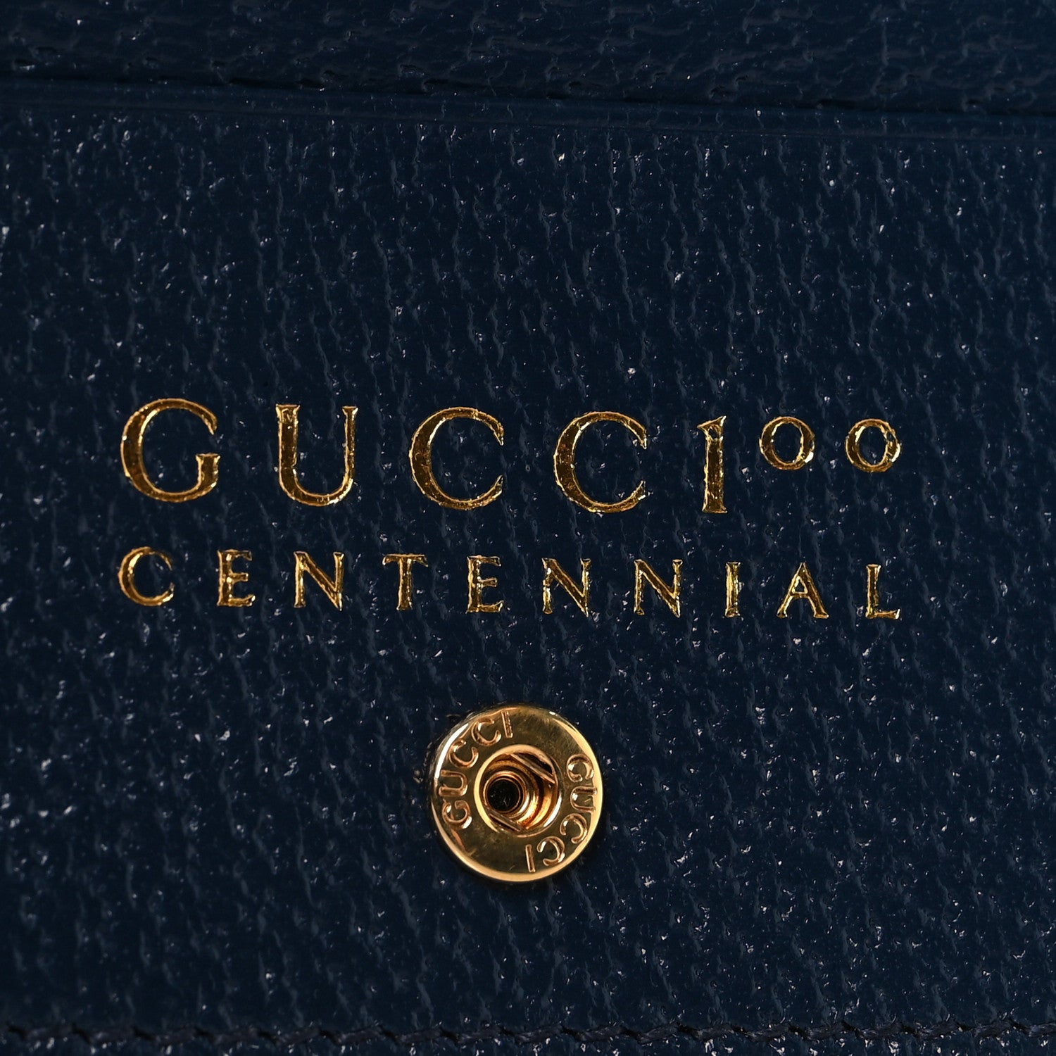 Gucci GG Supreme Kaleidoscope Calfskin Script Logo Gucci 100 Card Case Wallet Blue Orange Multicolor Blue Agata 7 of 8