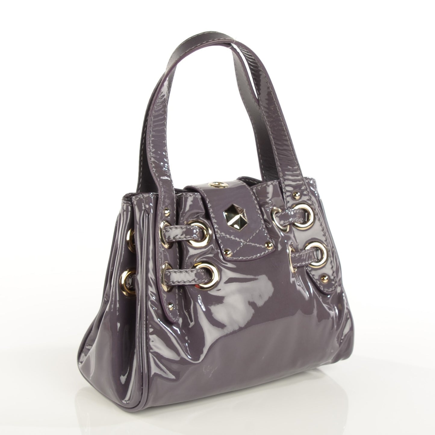 Patent Studded Mini Riki Steel Lavender