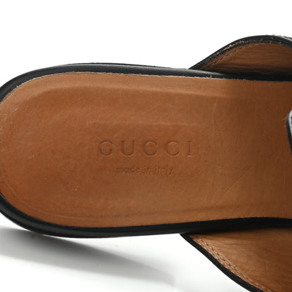 Gucci Calfskin Womens Princetown Slippers 37 Black 6 of 12