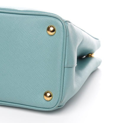 Prada Saffiano Small Galleria Double Zip Tote Anice 11 of 17