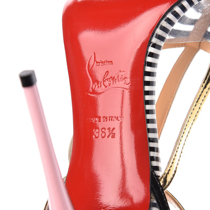 Christian Louboutin Patent PVC Specchio Deck 100 Pumps 36.5 and 35.5 Version Multi 8 of 10