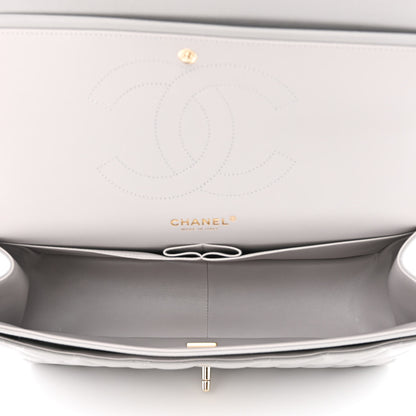 Chanel Caviar Quilted Jumbo Double Flap Grey 5 of 11