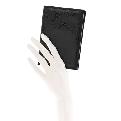 Gucci GG Crystal Monogram Passport Holder Black 2 of 9