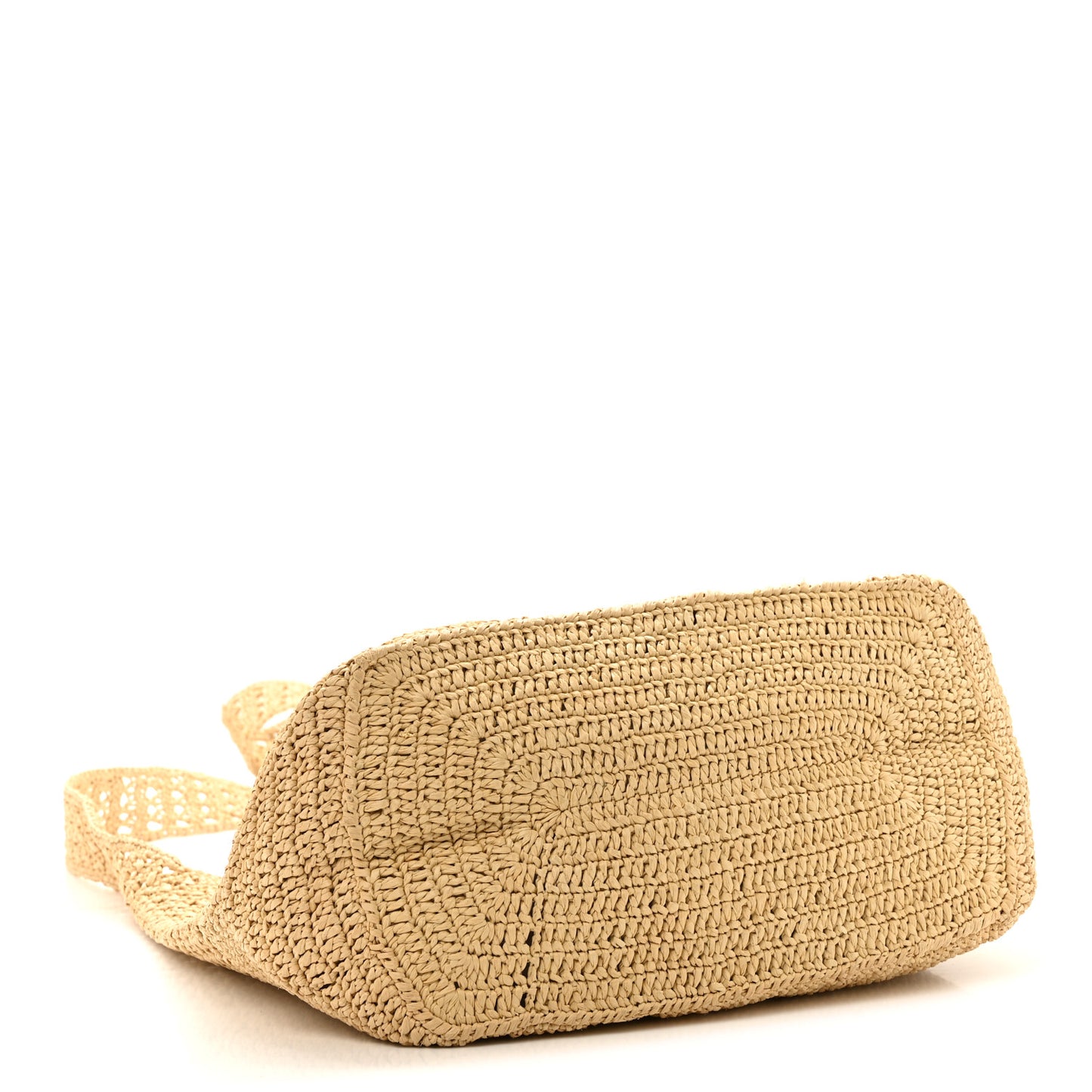Raffia Monogram Hobo Naturale