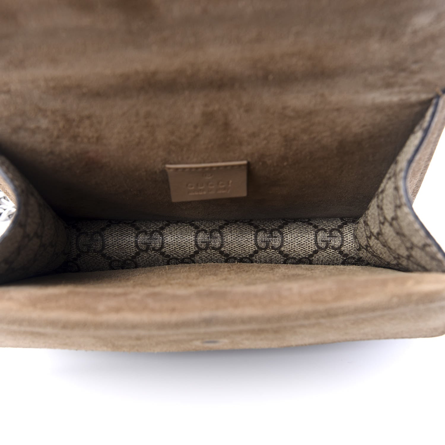 Gucci GG Supreme Monogram Mini Dionysus Shoulder Bag Taupe 4 of 8